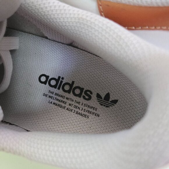 Adidas Superstar White Copper Metallic Sneakers 789002 Size 8 - Picture 9 of 10